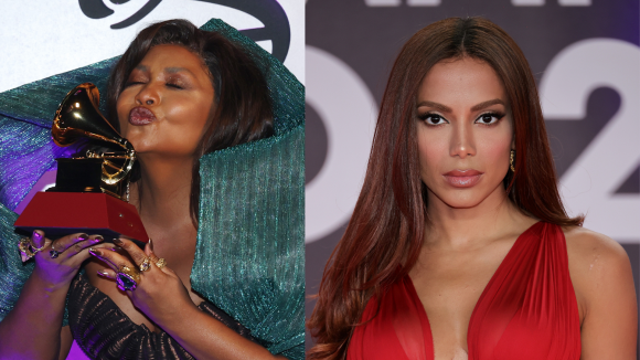 Anitta sensual com recortes, Gaby Amarantos homenageia árvore e mais destaques do red carpet do Grammy Latino