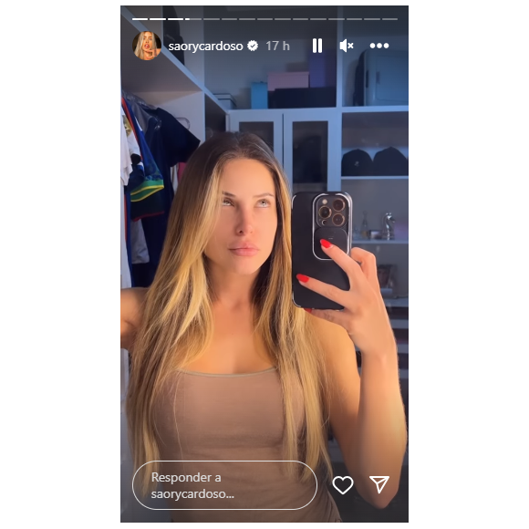 Segundo o jornal Extra, Saory Cardoso e Marcello Novaes teriam trocado farpas após o término do relacionemento