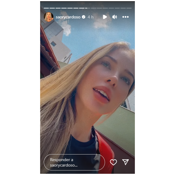 Saory Cardoso está no Chile sem a presença de Marcello Novaes que também está viajando