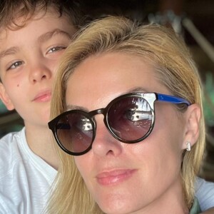 Ana Hickmann disse que o filho, Alexandre Jr., não presenciou agressão contra ela por parte do marido, Alexandre Correa