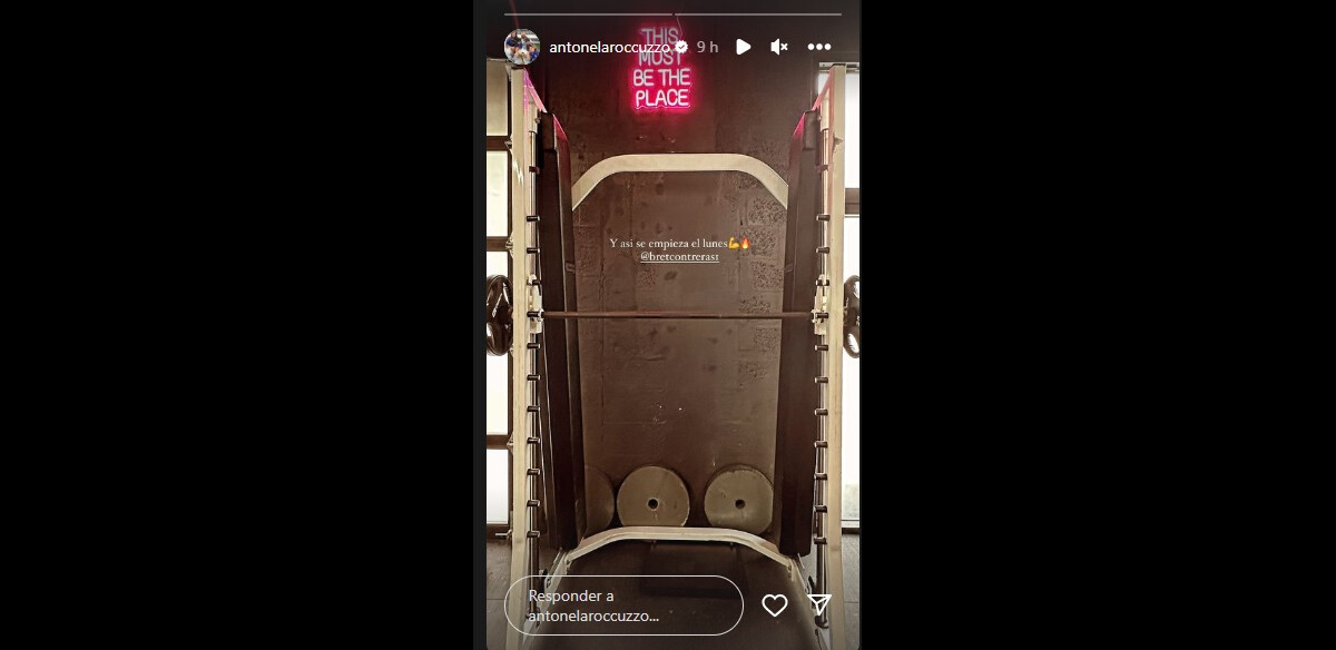 Foto: Antonella Roccuzzo também compartilhou rotina ao lado de Messi ...