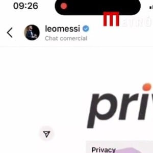 Messi perguntou a Fernanda Campos onde podia encontrá-la