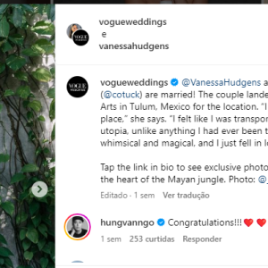 Casamento de Vanessa Hudgens e Coler Tucker aconteceu no México após muita procura da atriz para o lugar perfeito