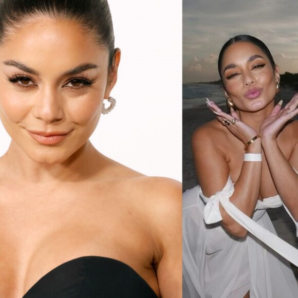 Vanessa Hudgens marca casamento no meio da selva no México e aposta em vestido de noiva 90s aesthetic: 'Simples e chique'