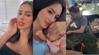 Bruna Biancardi 'monta' árvore de Natal e mostra detalhes luxuosos da decoração. Fotos!