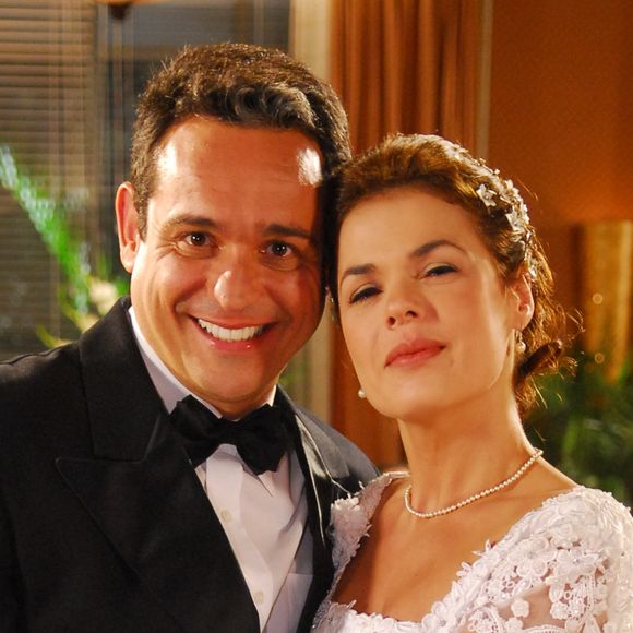 Hugo Gross e Andrea Avancini em cena da novela 'O Profeta'. Após sete anos, ator volta a encarar polêmica com a ex-mulher Jéssica França Ferreira