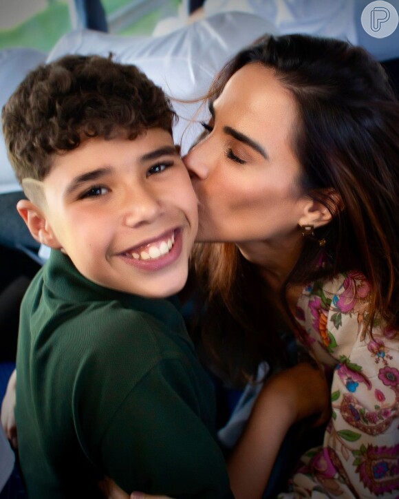 Wanessa Camargo publicou uma foto com José Marcus no dia do aniversário do filho