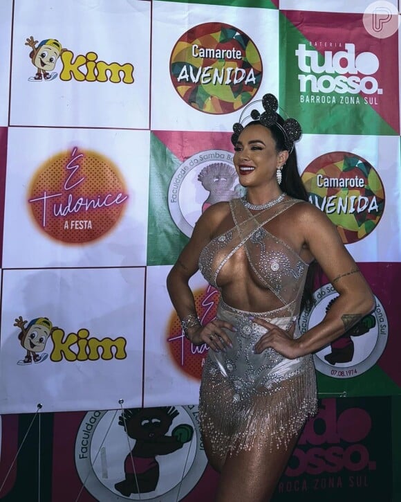 Juju Salimeni é uma das celebridades musas do Carnaval de São Paulo