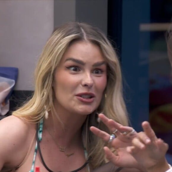 Yasmin Brunet no 'BBB 24' falou por cima sobre Medina ao colocar os pingos nos is com Vanessa Lopes dentro da casa