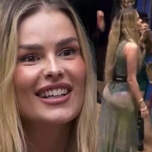 'Cauda de sereia querendo crescer': Vídeo do bumbum de Yasmin Brunet no 'BBB 24' mexendo viraliza na web que reage. Veja!