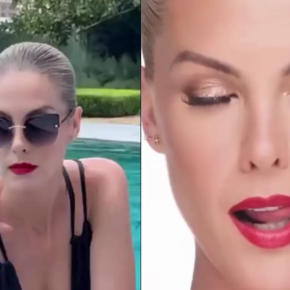 Ana Hickmann aparece com maiô sexy e sem camisa na web e internautas babam: 'O que uma separação faz com uma mulher'