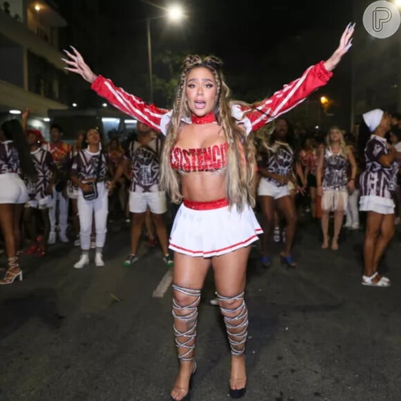 Rafaella Santos recebeu algumas críticas por causa do samba que exibiu em ensaios do Salgueiro para o carnaval 2024