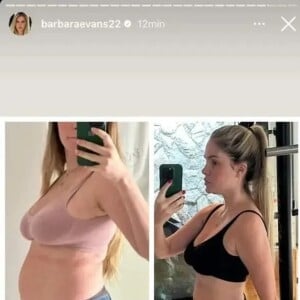 Bárbara Evans perdeu 8 quilos em apenas 2 semanas após o nascimento de seus filhos gêmeos