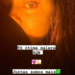 Patrícia deixou a dúvida no ar nas publicações mais recentes ainda na noite de ontem. "Ta ótimo galera, SQN"