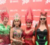 Anitta recebeu amigos como Monique Alfradique em seu bloco de carnaval 2024