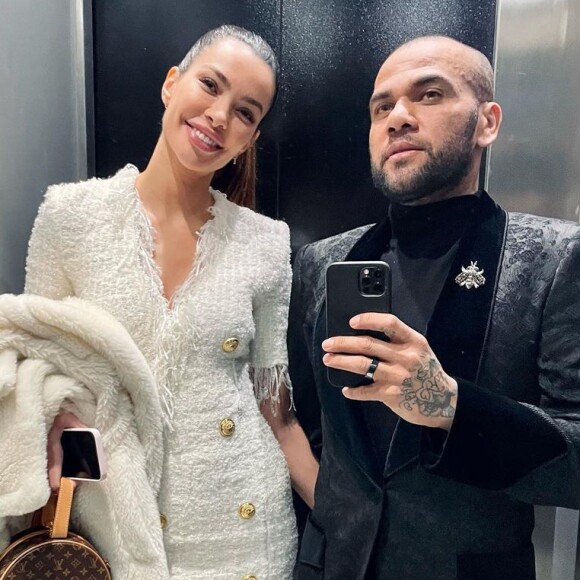 Daniel Alves e Joana Sanz eram casados até o jogador ser preso, acusado de estupro