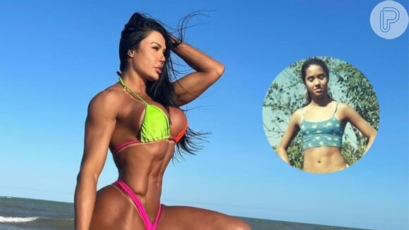 Antes e depois de Gracyanne Barbosa: descubra como musa fitness conquistou corpo torneado