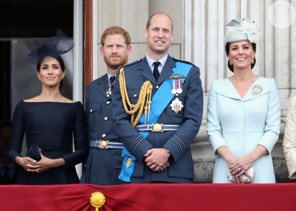 Príncipe Harry, William, Meghan Markle e Kate Middleton não se falam mais depois de polêmicas familiares