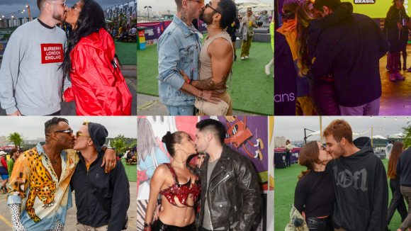 Beijo no Lollapalooza 2024: casais famosos se beijam e trocam carinhos pelo festival. Veja fotos!