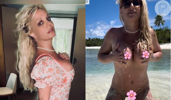 Britney Spears posta foto pelada e revela que mudou o nome para XILA MARIA
