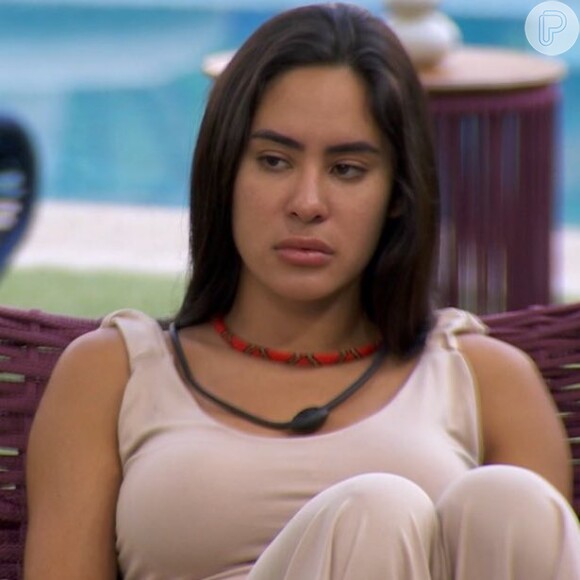 Isabelle se sente pressionada no jogo e desabafou com Davi no 'BBB 24'