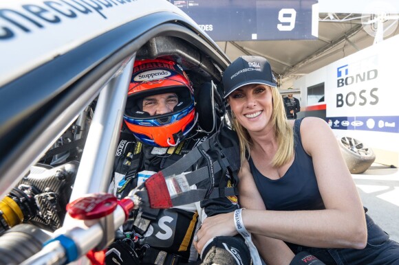 Namorado de Ana Hickmann, Edu Guedes deu carona para a apresentadora em carro de corrida