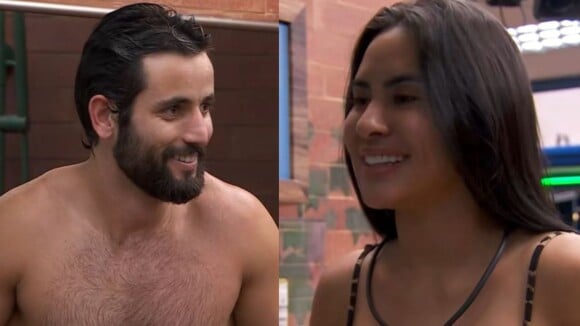 O romance não para! Matteus e Isabelle flertam no banho e falam em casamento no 'BBB 24'