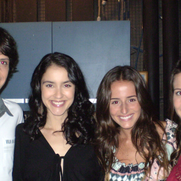 Erika Mader, ao lado de Gustavo Leão, Patrícia Werneck e Larissa Queiroz