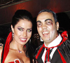 Festa à fantasia com temática vampira foi escolhida por Gracyanne Barbosa para comemorar aniversário em 2011