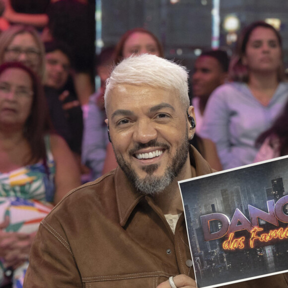 Belo participou da primeira parte do 'Domingão com Huck', onde falou da separação com Gracyanne Barbosa