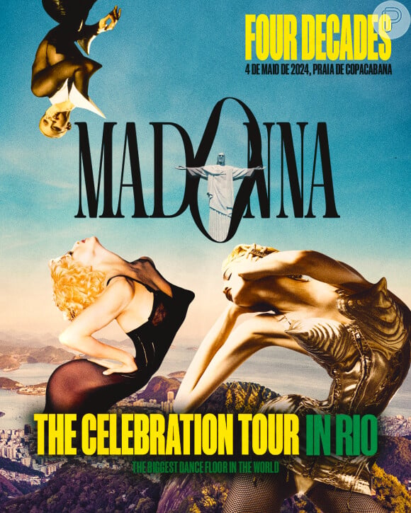 Madonna realiza, neste sábado (04), um show da 'The Celebration Tour' na Praia de Copacabana, para delírio dos fãs do Brasil e de parte do mundo