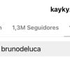 Kayky Brito deixou de seguir Bruno de Luca no Instagram