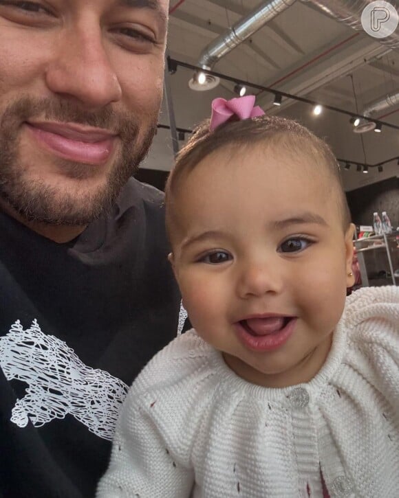 Mavie, filha de Neymar e Bruna Biancardi, completou 7 meses no último dia 6