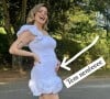 De vestido branco, Viih Tube apostou que estava grávida de uma menina
