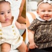 Bebê grifada! 7 vezes que Mavie, filha de Neymar e Bruna Biancardi, usou looks de grifes aos 7 meses de vida