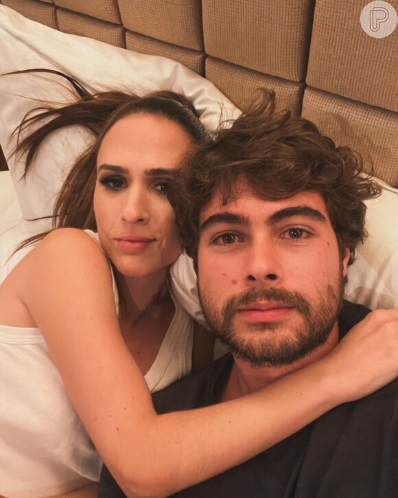 Tatá Werneck e Rafa Vitti lidaram com rumores de uma possível separação por fã achar que não estão aparecendo juntos nas redes sociais