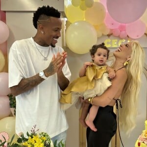 Karoline Lima e Éder Militão são pais de Cecília, de 1 ano de idade