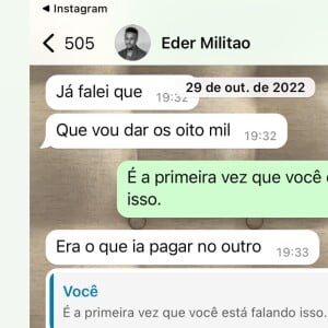 Karoline contou que Militão sugeriu pagar R$ 8 mil de aluguel para elas morarem e que atualmente ela banca um apartamento de R$ 37 mil