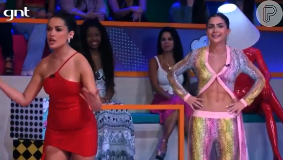 Barriga sarada de Jade Picon rouba a cena na TV