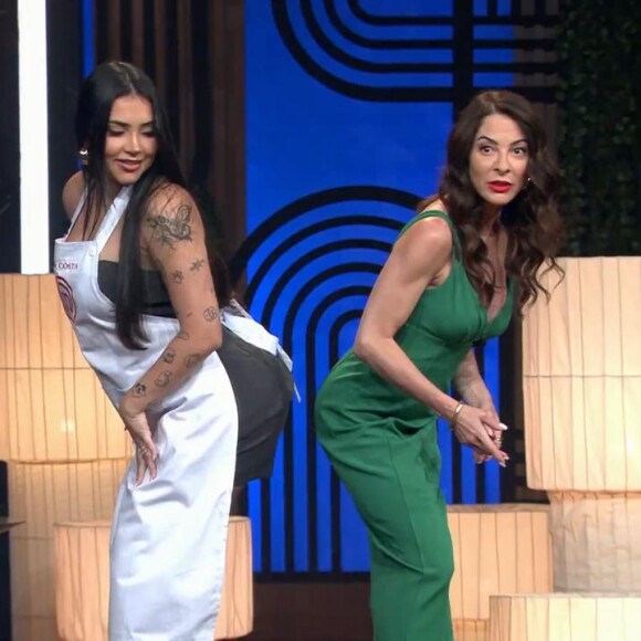 Tainá Costa ensinou Ana Paula Padrão a fazer o quadradinho no 'MasterChef Brasil 2024'