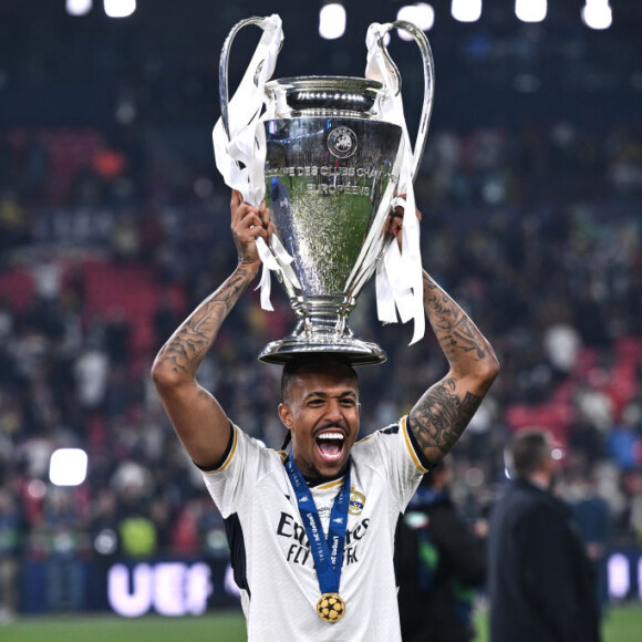 Éder Militão levou filha Cecília para assistir a final da UEFA Champions League