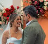 Isabella Santoni, 29, e Henrique Blecher, 47, se casaram no Rio de Janeiro na tarde deste sábado, 8 de junho de 2024