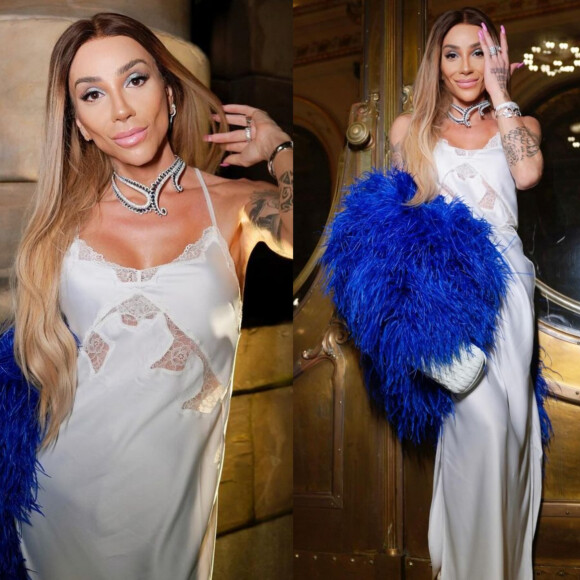 Maya Massafera usa vestido Versace vintage no Miss Trans 2024 e revela emoção em primeiro evento com grande público: 'Coroada rainha'