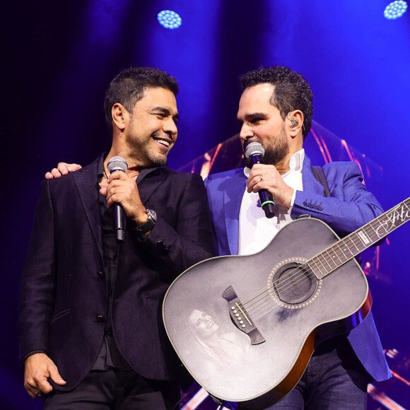 Zezé Di Camargo e Luciano fizeram show no Dia dos Namorados em 12 de junho de 2024