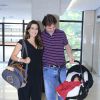 Ticiana Villas Boas deu à luz Joesley Filho na quarta-feira (21)
