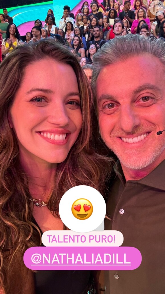 Luciano Huck defendeu a nota 9,9 dada por Nathalia Dill no 'Dança dos Famosos'