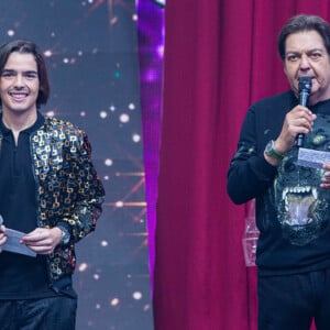 Filho de Faustão, João Guilherme estreou como apresentador dividindo com o pai o 'Faustão na Band'