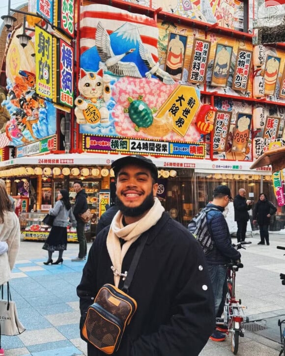 Francisco Gil, filho da cantora Preta Gil, já curtiu viagem em Toquio