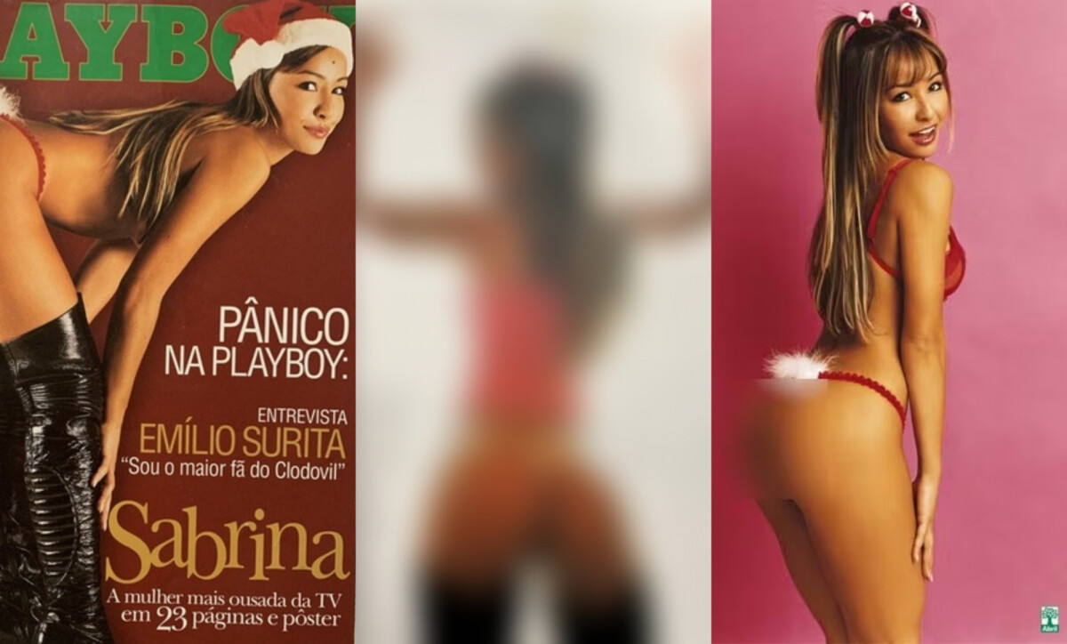 Foto: Sabrina Sato foi capa da revista Playboy em maio de 2003 e especial  de Natal em dezembro de 2004 - Purepeople