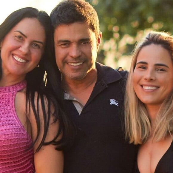 Wanessa mostrou seu encontro com Graciele Lacerda e o pai, Zezé Di Camargo